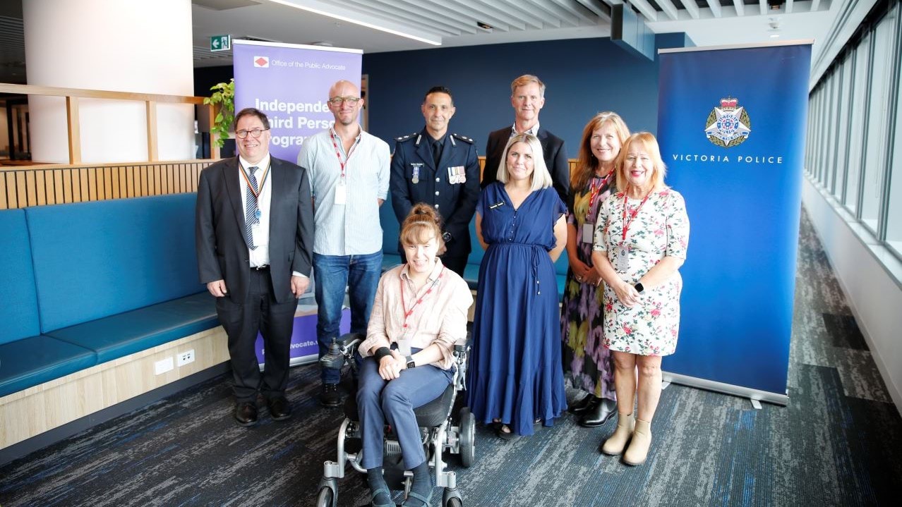 Victoria Police Disability Portfolio Reference Group members. 