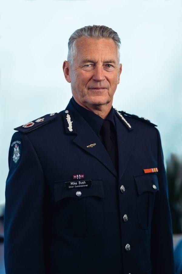 Chief Commissioner of Victoria Police - Mike Bush CNZ - in-page 600 x 900